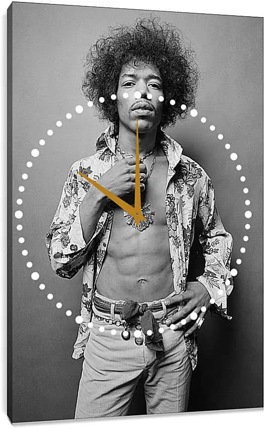 Часы картина - Джими Хендрикс. Jimi Hendrix
