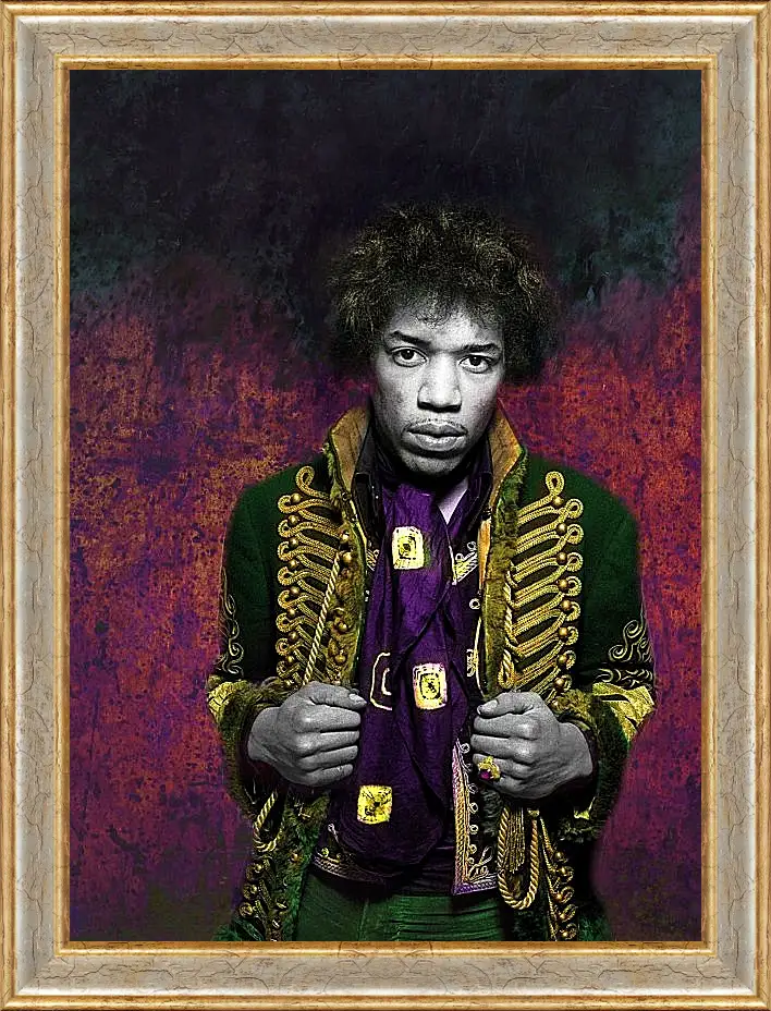 Картина в раме - Джими Хендрикс. Jimi Hendrix