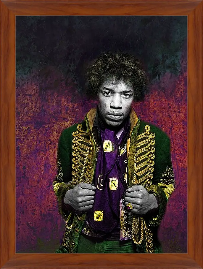 Картина в раме - Джими Хендрикс. Jimi Hendrix