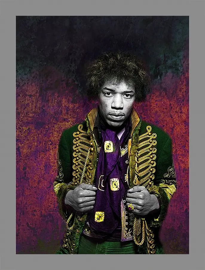 Картина в раме - Джими Хендрикс. Jimi Hendrix