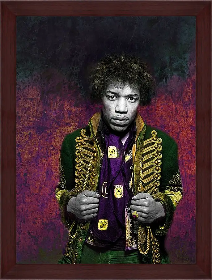 Картина в раме - Джими Хендрикс. Jimi Hendrix