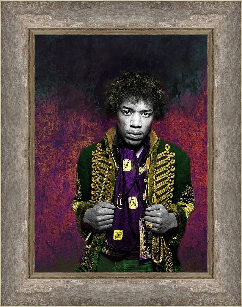 Картина в раме - Джими Хендрикс. Jimi Hendrix