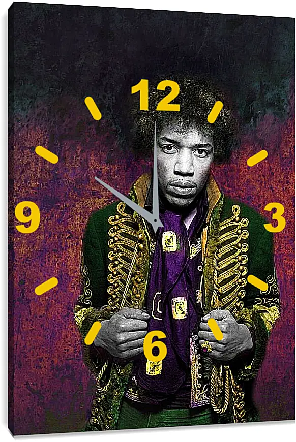 Часы картина - Джими Хендрикс. Jimi Hendrix