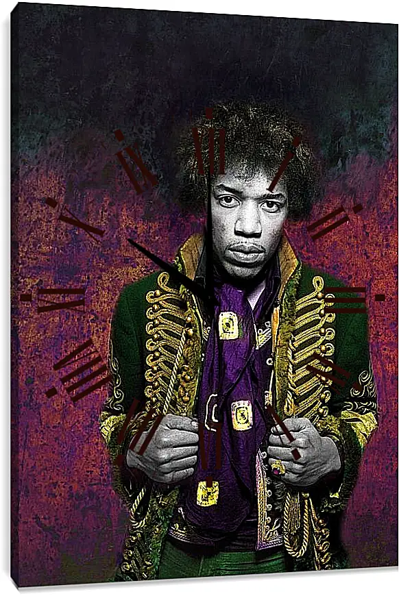 Часы картина - Джими Хендрикс. Jimi Hendrix