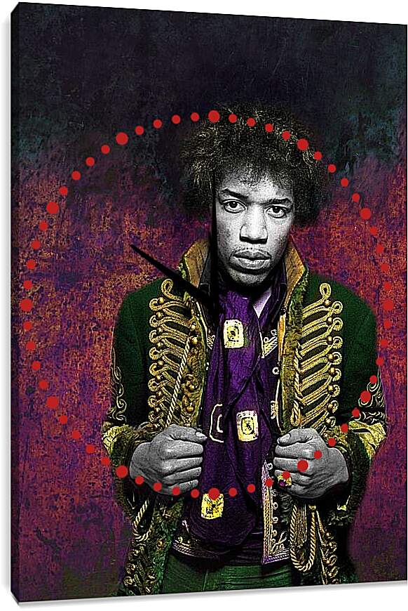 Часы картина - Джими Хендрикс. Jimi Hendrix