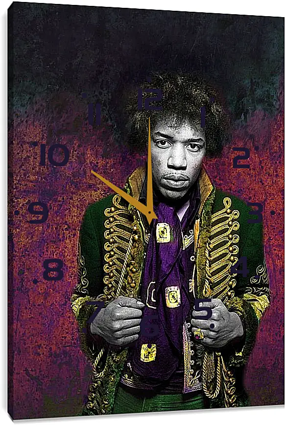 Часы картина - Джими Хендрикс. Jimi Hendrix