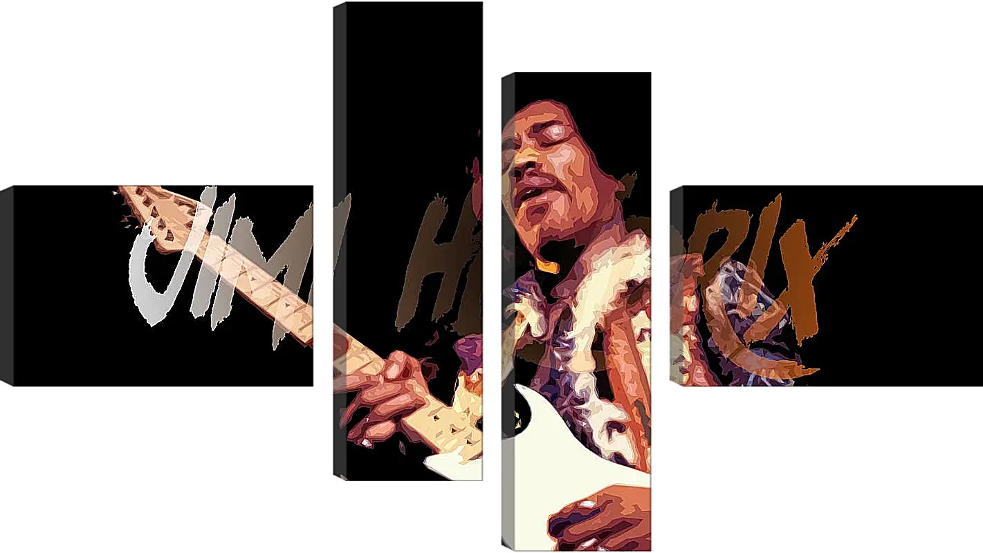 Модульная картина - Джими Хендрикс. Jimi Hendrix