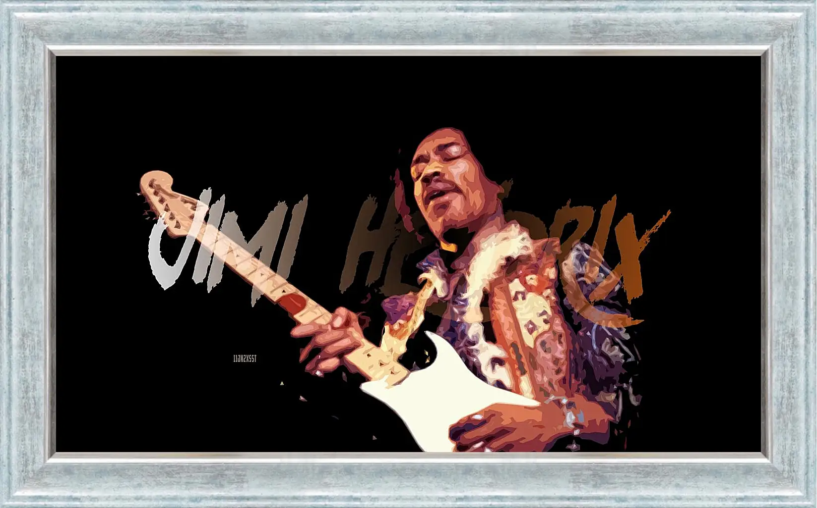 Картина в раме - Джими Хендрикс. Jimi Hendrix