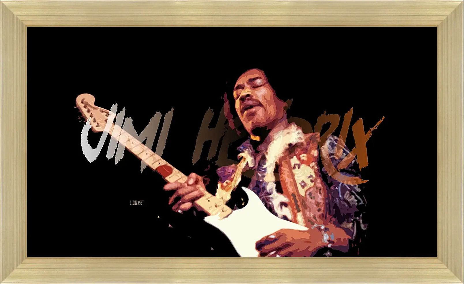 Картина в раме - Джими Хендрикс. Jimi Hendrix