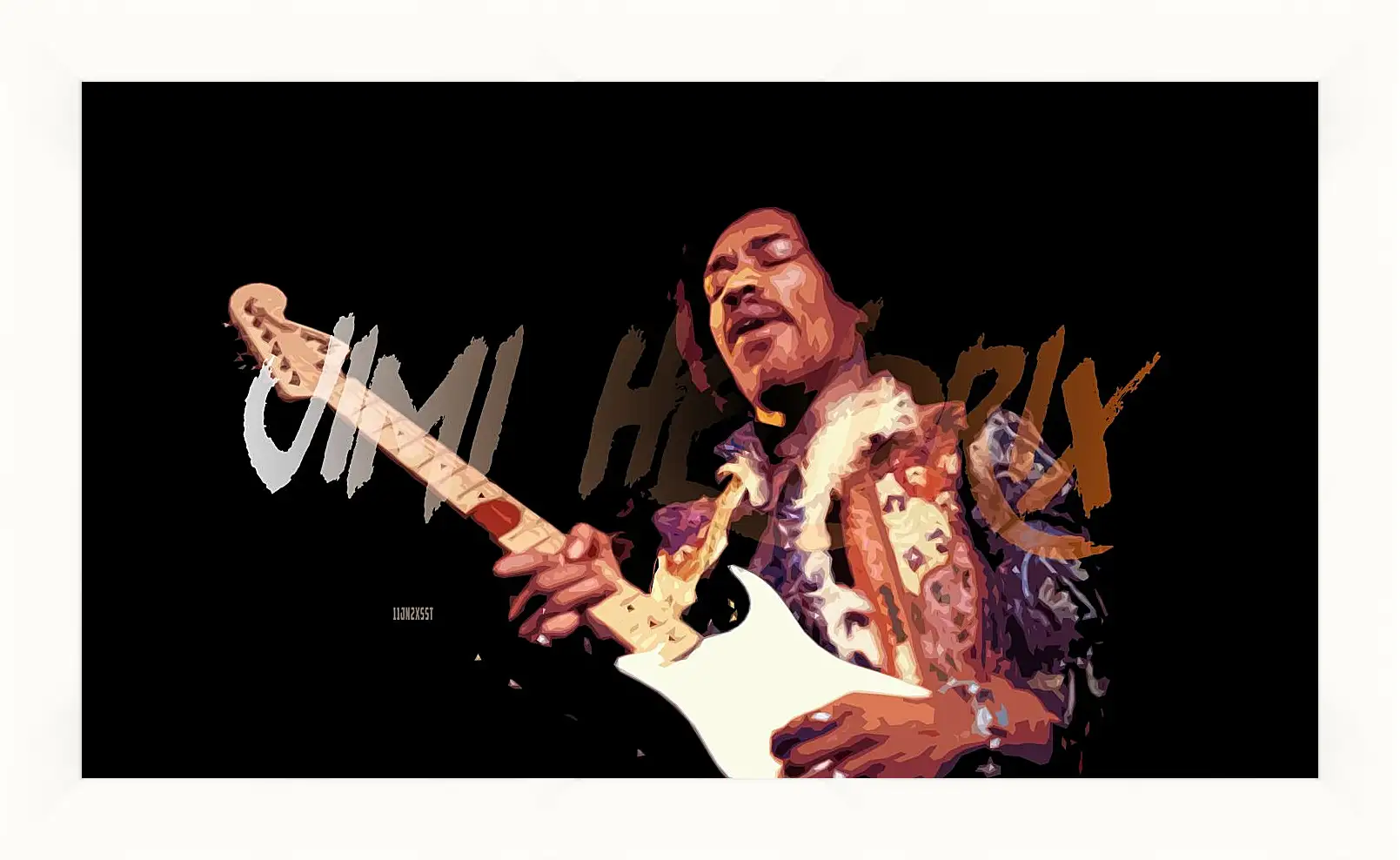 Картина в раме - Джими Хендрикс. Jimi Hendrix