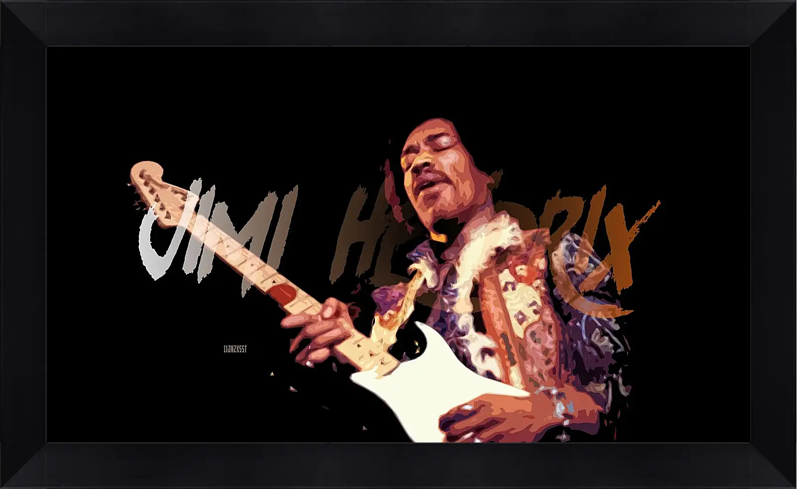 Картина в раме - Джими Хендрикс. Jimi Hendrix