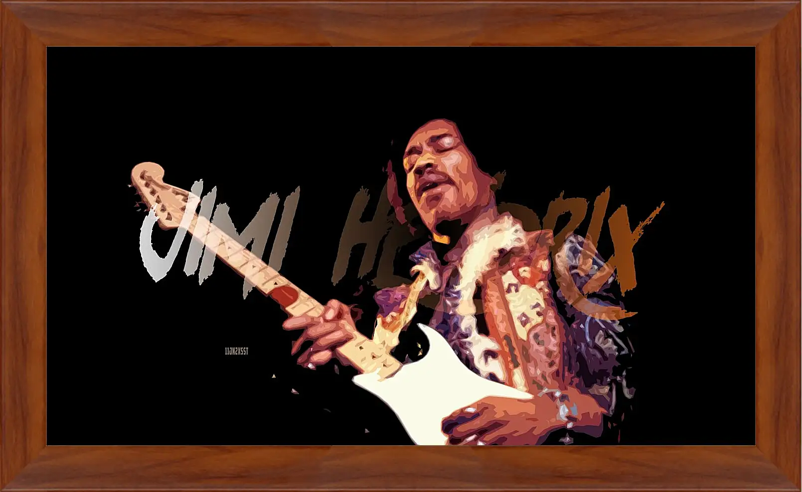 Картина в раме - Джими Хендрикс. Jimi Hendrix