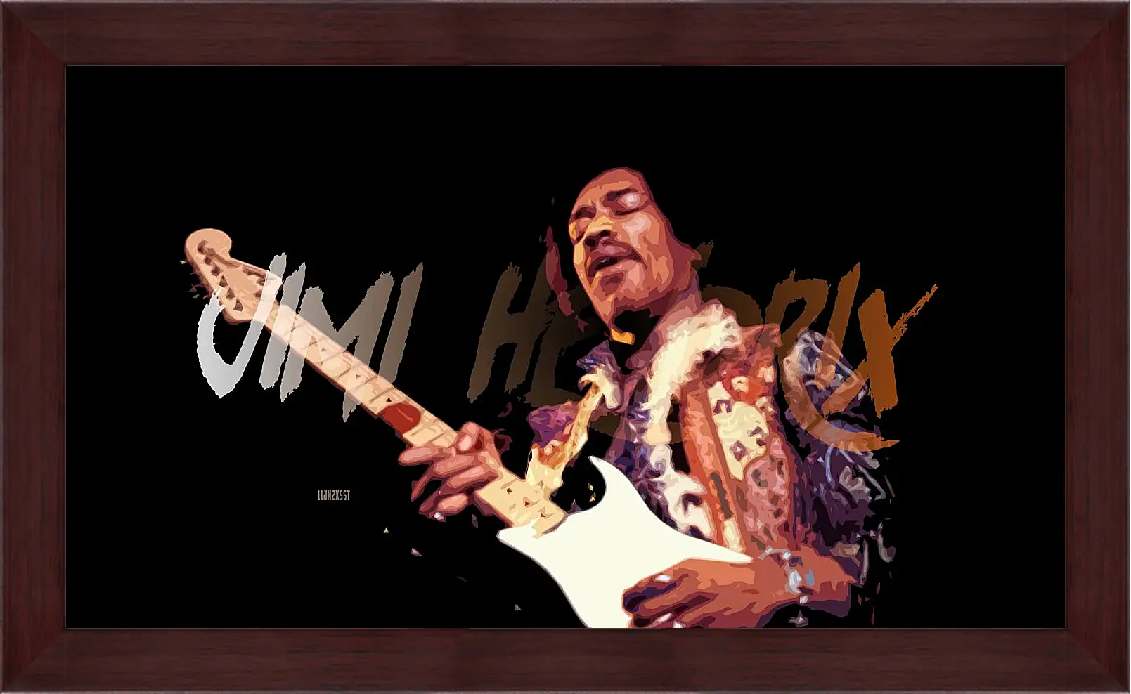 Картина в раме - Джими Хендрикс. Jimi Hendrix