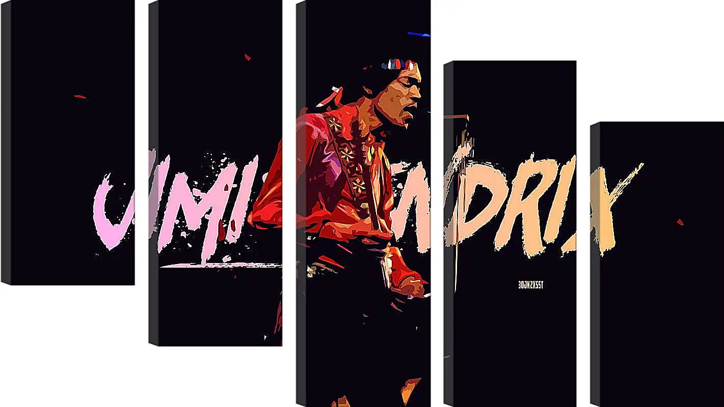 Модульная картина - Джими Хендрикс. Jimi Hendrix