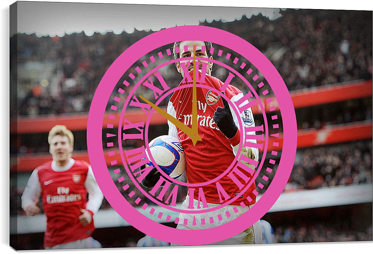 Часы картина - Футболисты Арсенала