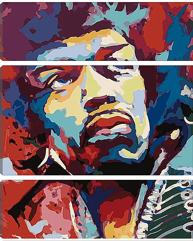 Модульная картина - Джими Хендрикс. Jimi Hendrix