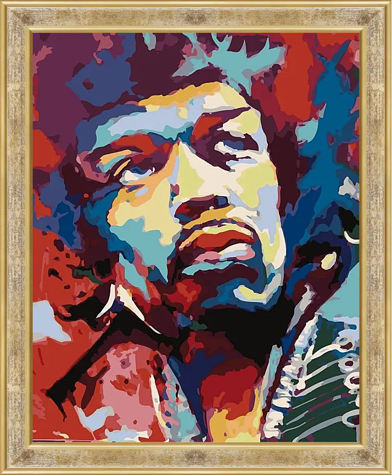 Картина в раме - Джими Хендрикс. Jimi Hendrix