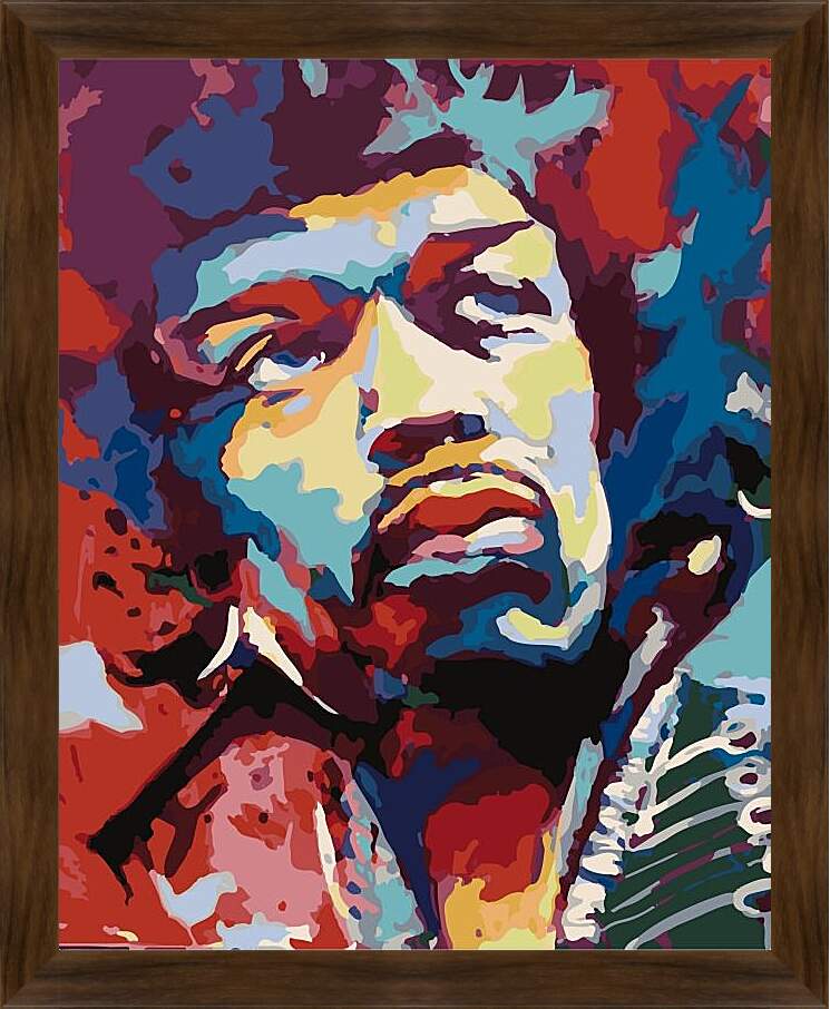 Картина в раме - Джими Хендрикс. Jimi Hendrix