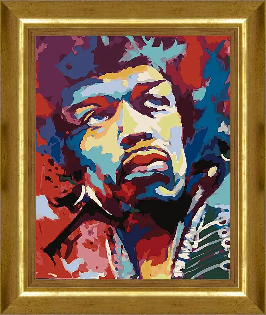 Картина в раме - Джими Хендрикс. Jimi Hendrix