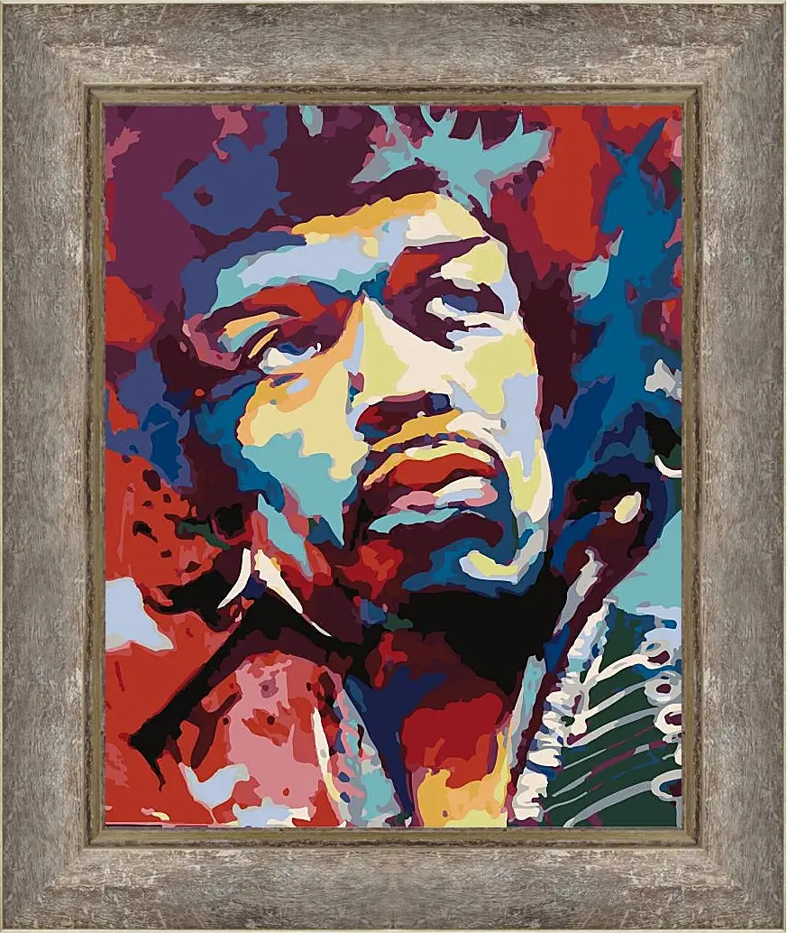 Картина в раме - Джими Хендрикс. Jimi Hendrix