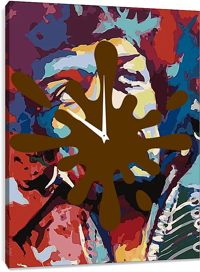 Часы картина - Джими Хендрикс. Jimi Hendrix