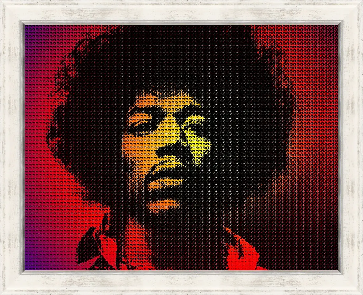 Картина в раме - Джими Хендрикс. Jimi Hendrix