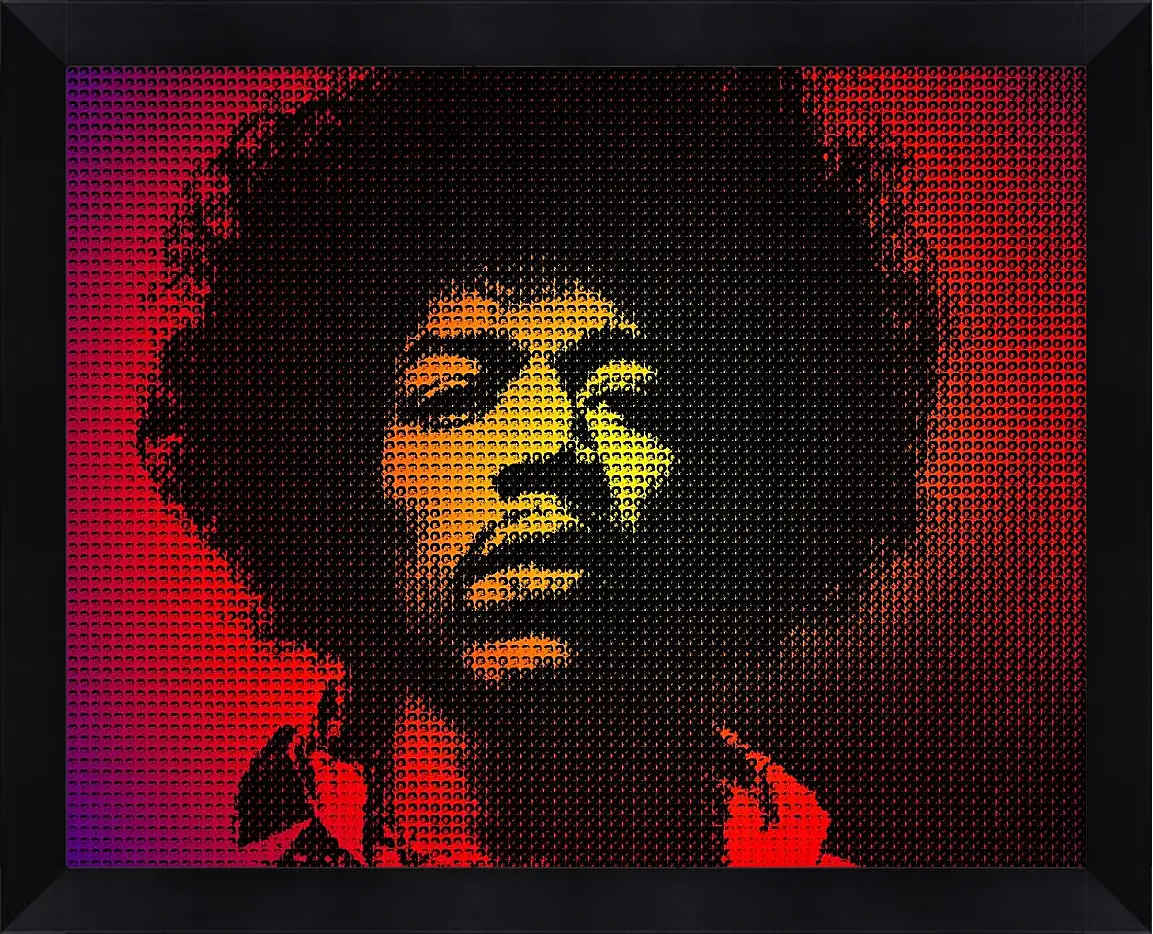 Картина в раме - Джими Хендрикс. Jimi Hendrix