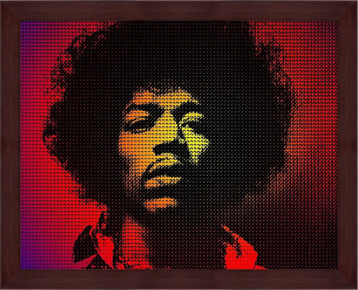 Картина в раме - Джими Хендрикс. Jimi Hendrix