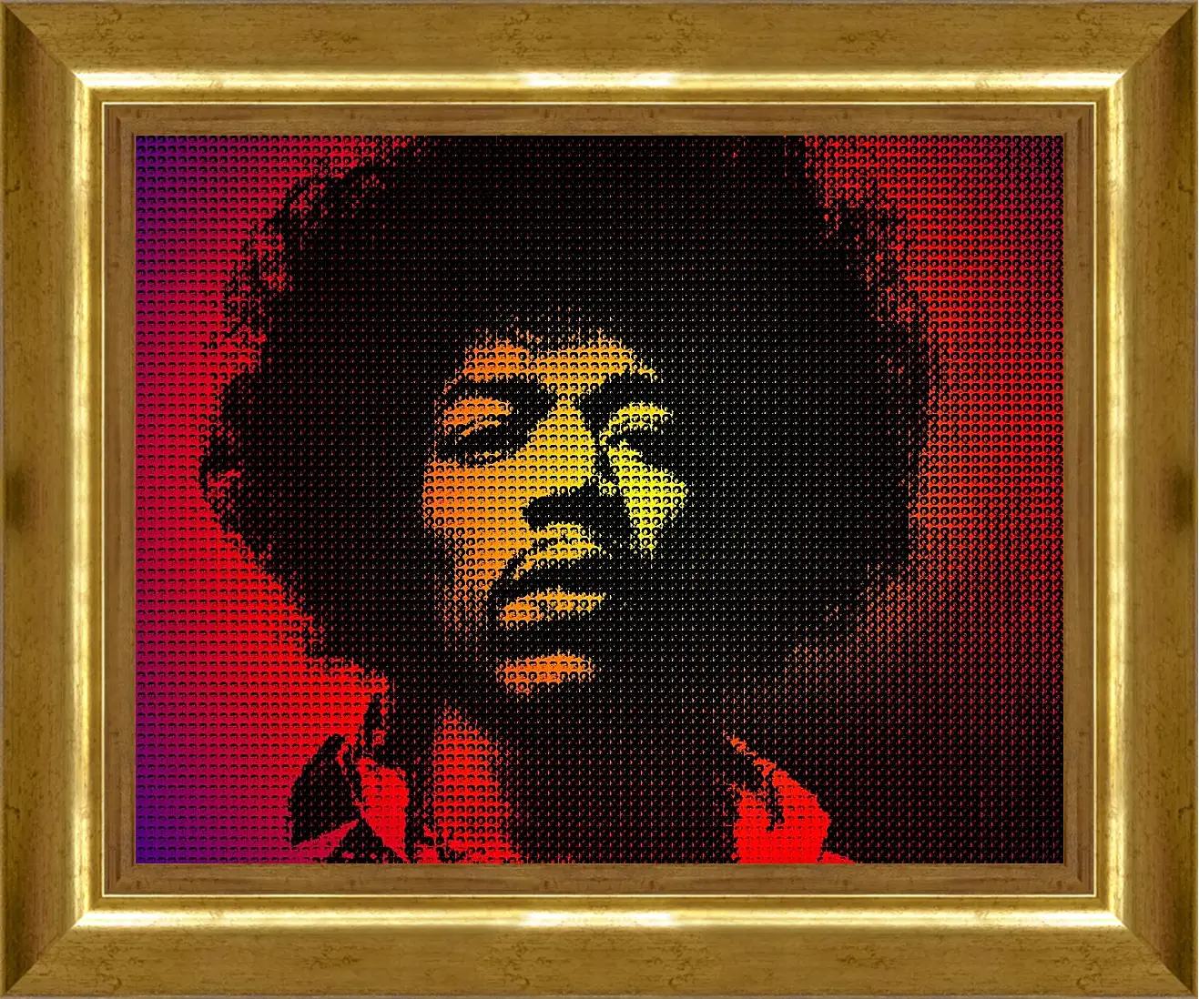 Картина в раме - Джими Хендрикс. Jimi Hendrix