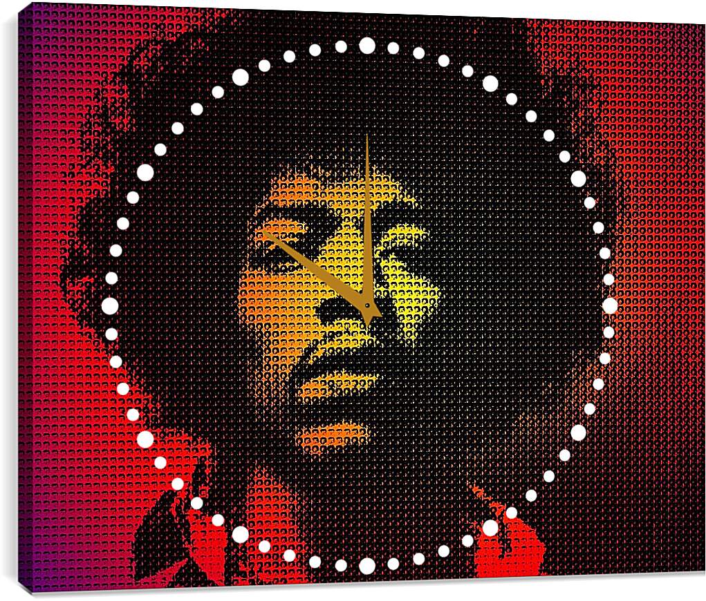 Часы картина - Джими Хендрикс. Jimi Hendrix