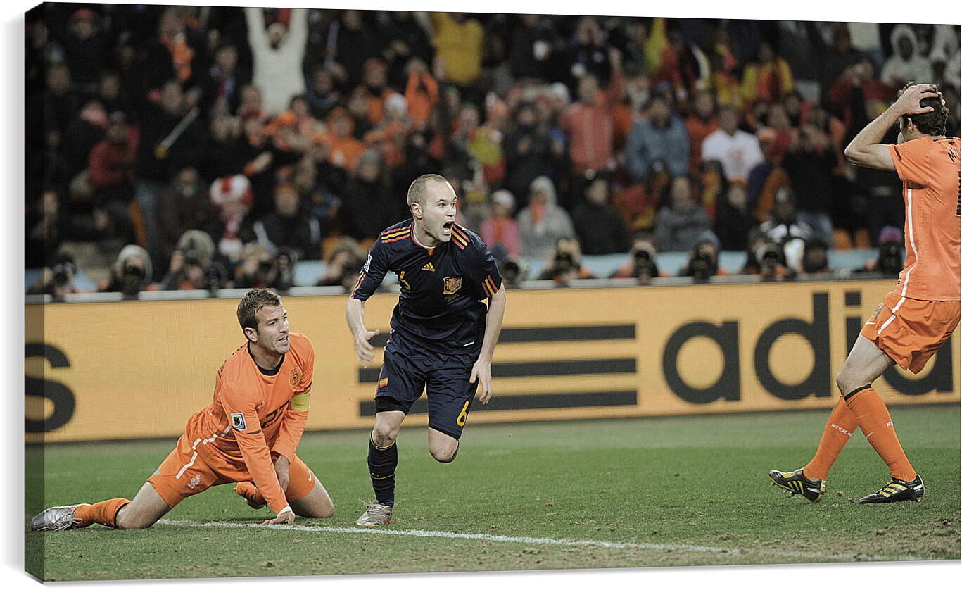 Постер и плакат - Сборная Испании против сборной Нидерландов