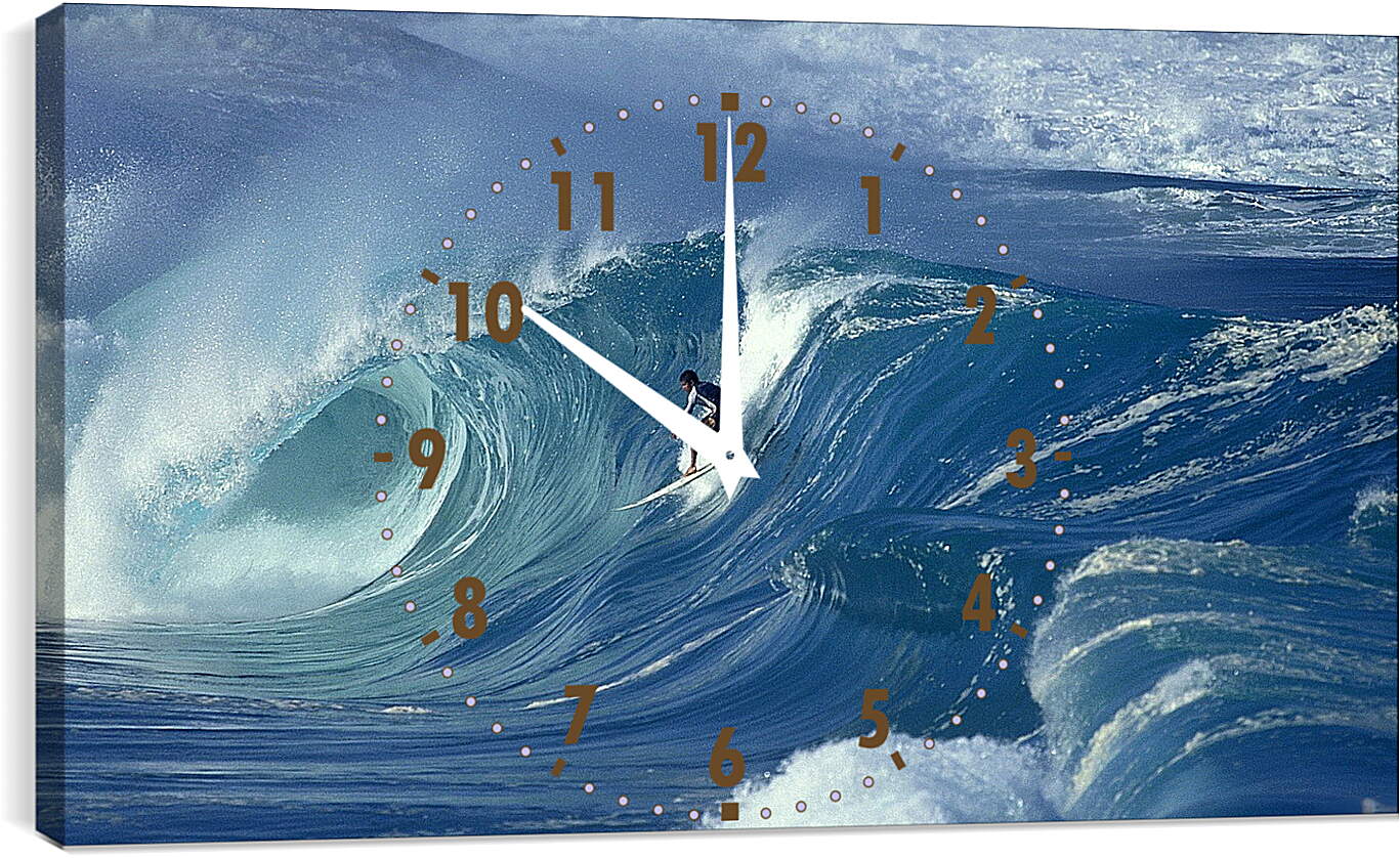 Часы картина - Сёрфинг в море