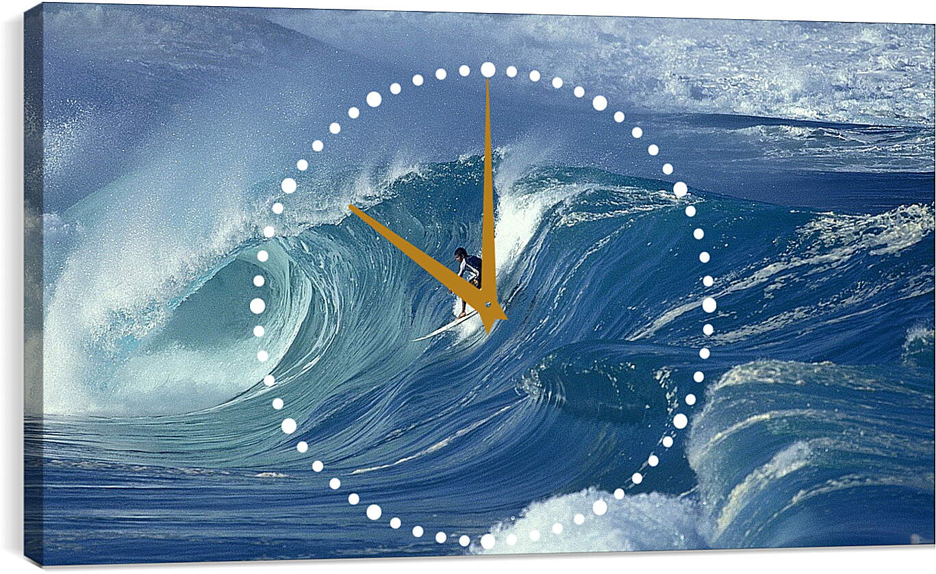 Часы картина - Сёрфинг в море