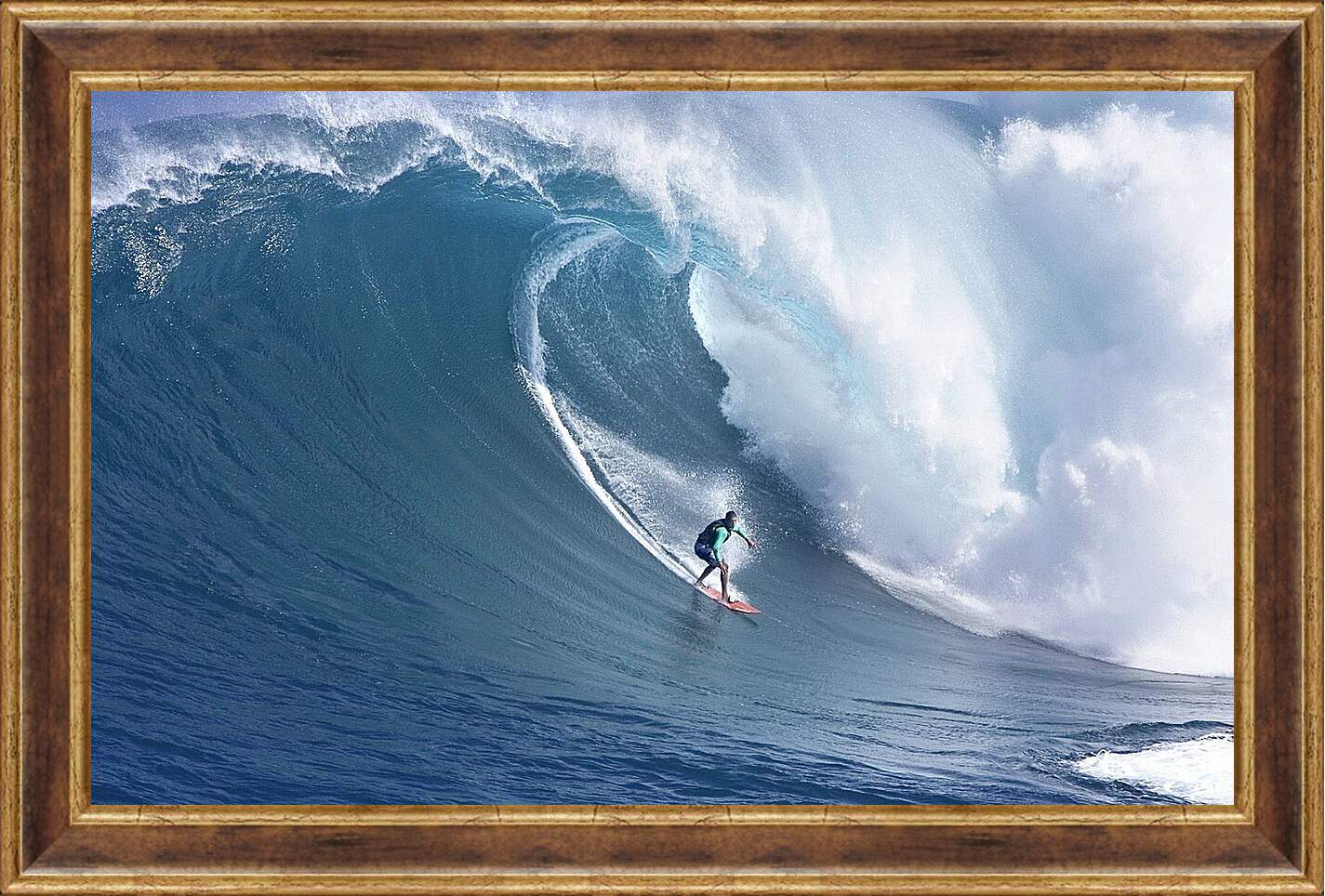 Картина в раме - Рисковый сёрфингист