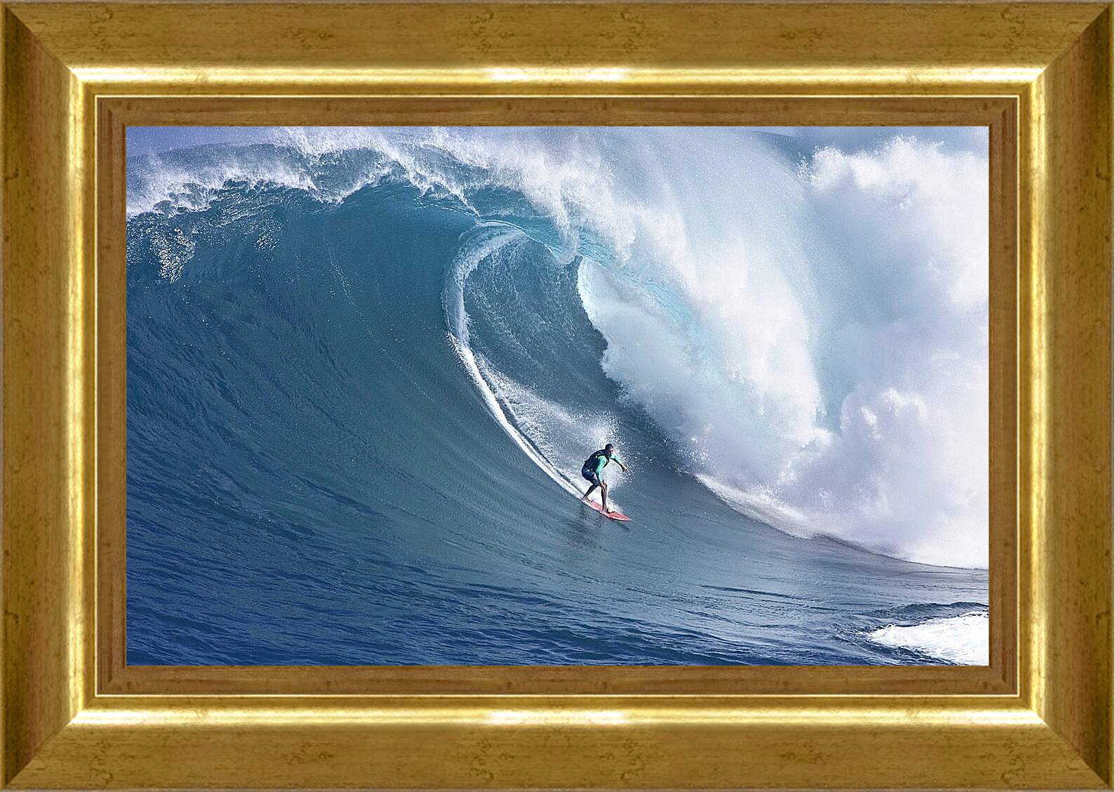 Картина в раме - Рисковый сёрфингист