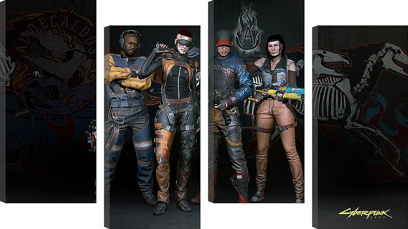 Модульная картина - Cyberpunk 2077