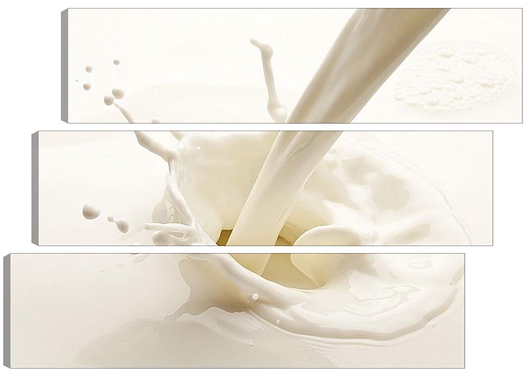Модульная картина - Молоко