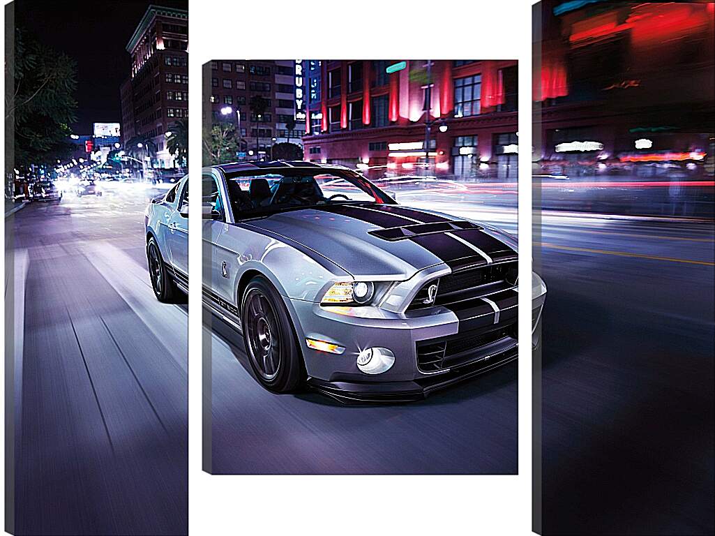 Модульная картина - Форд Мустанг (Ford Mustang)