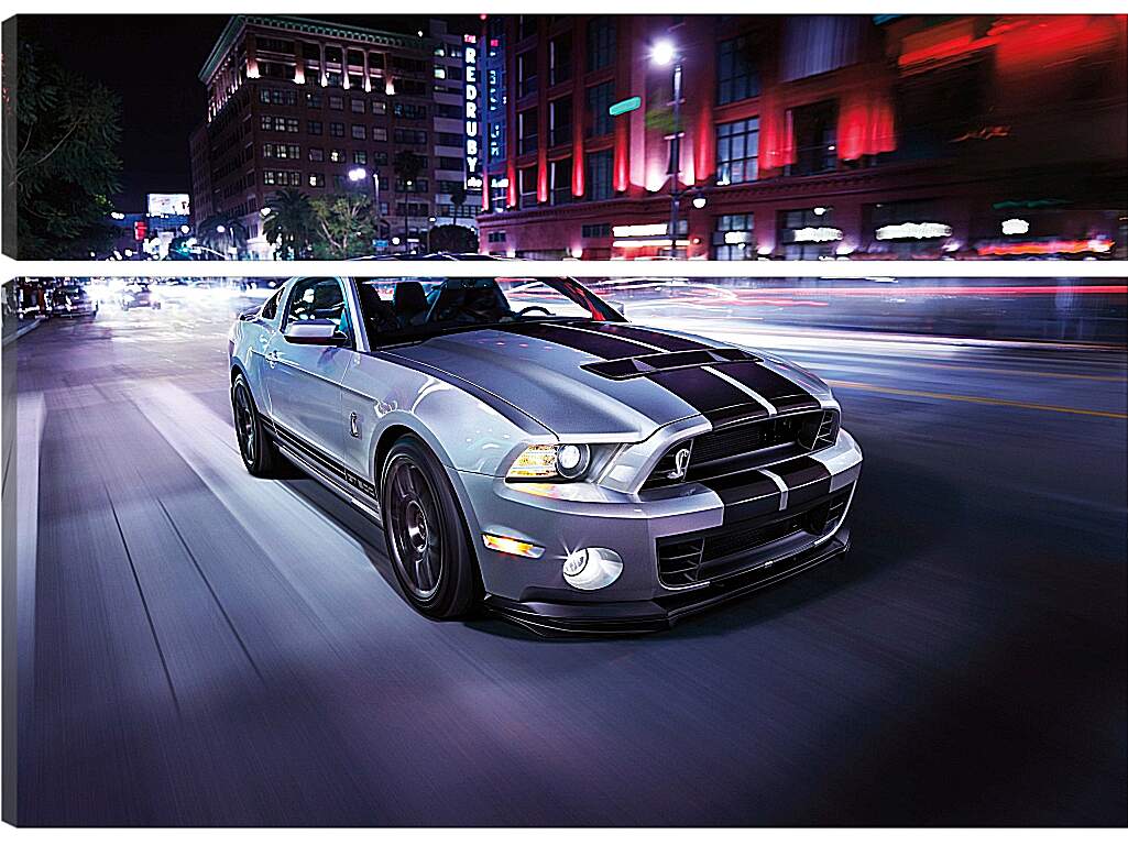 Модульная картина - Форд Мустанг (Ford Mustang)