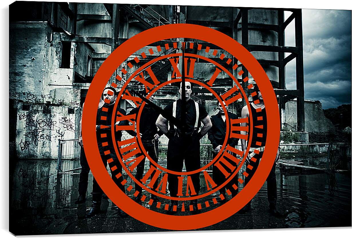 Часы картина - Rammstein (Рамштайн)