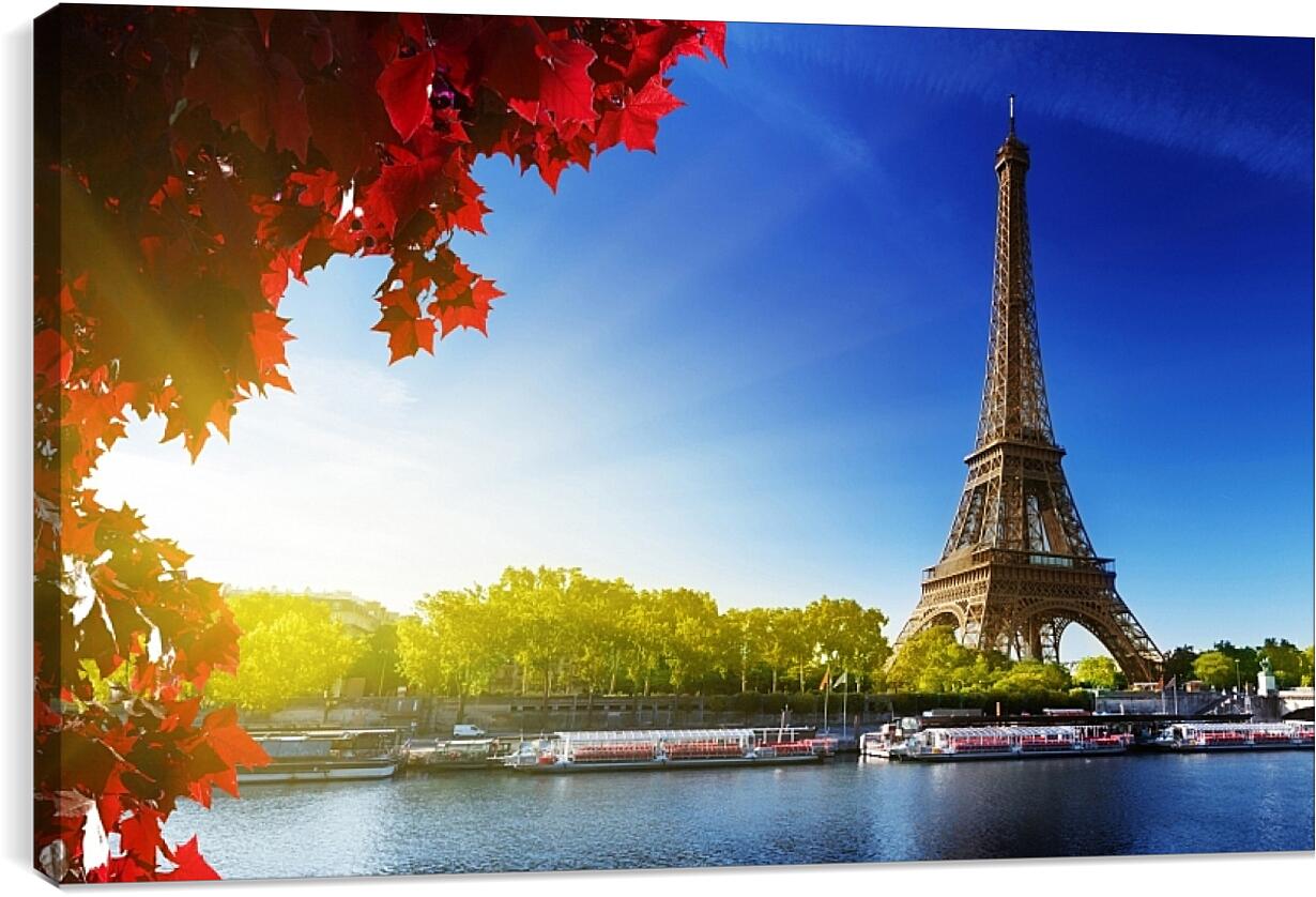 Постер и плакат - Париж. Эйфелева башня, осень