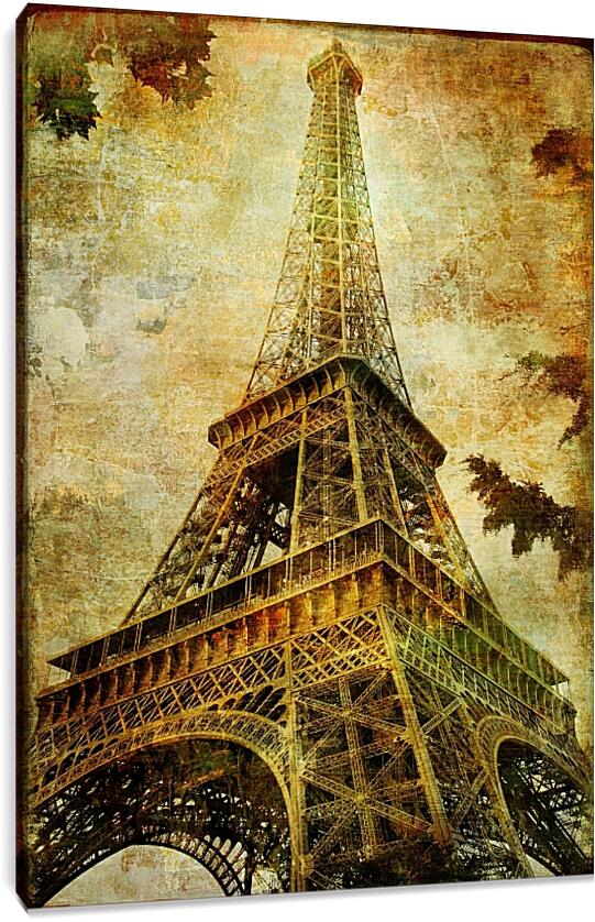Постер и плакат - Париж эйфелева башня