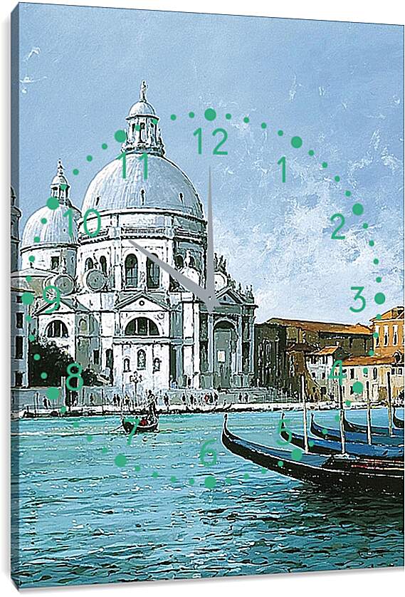 Часы картина - Канал в Венеции