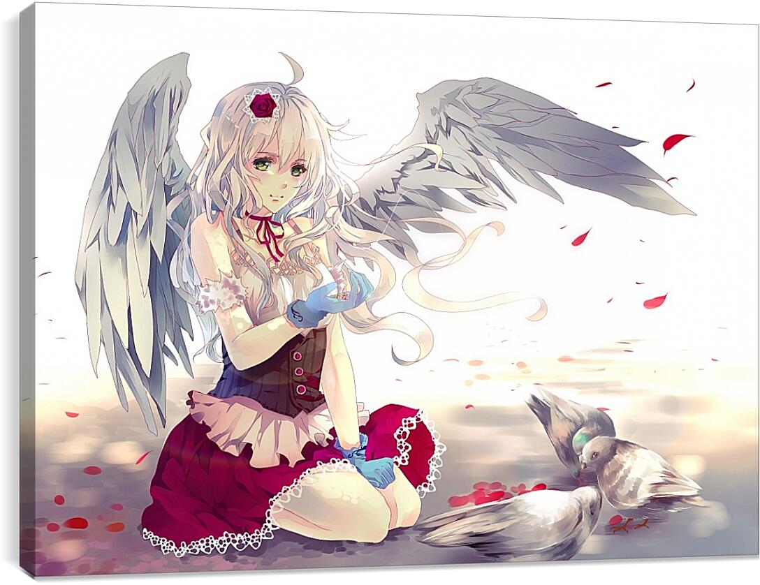 Постер и плакат - Аниме, девушка с крыльями