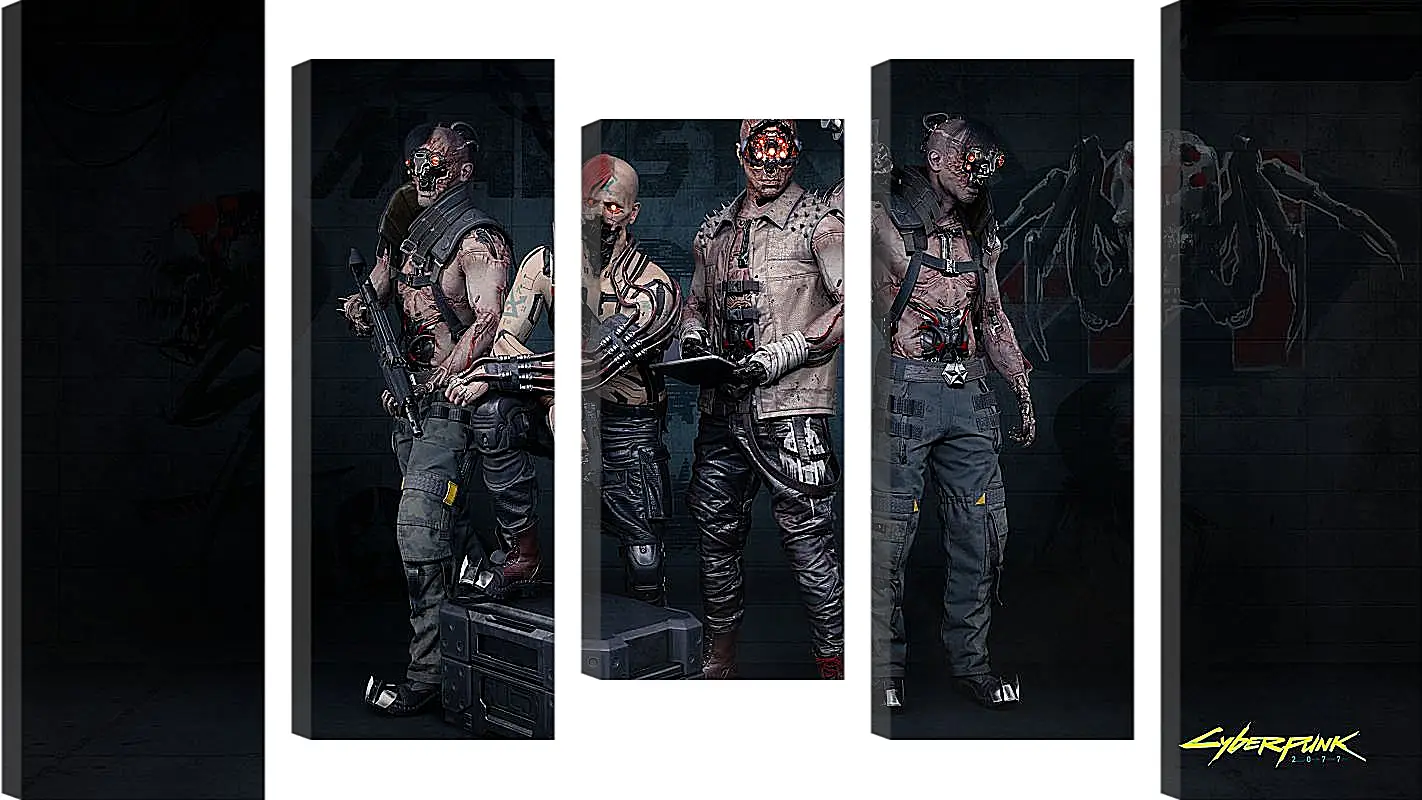 Модульная картина - Cyberpunk 2077