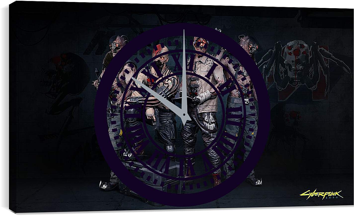Часы картина - Cyberpunk 2077
