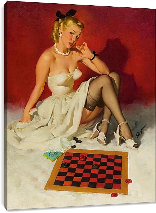 Постер и плакат - Игра в шашки