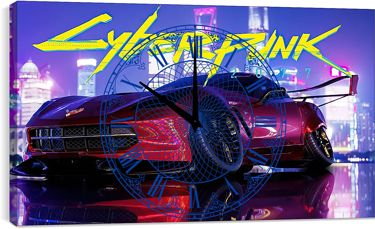 Часы картина - Cyberpunk 2077