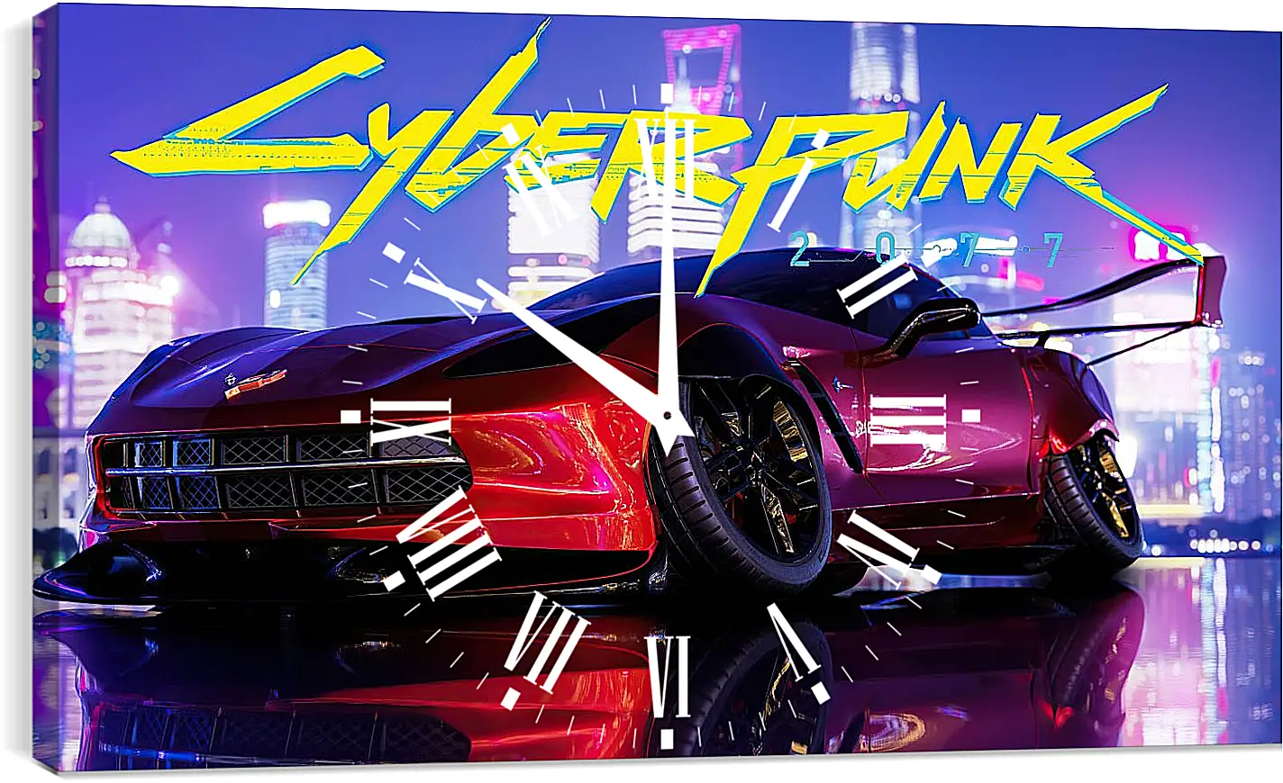 Часы картина - Cyberpunk 2077