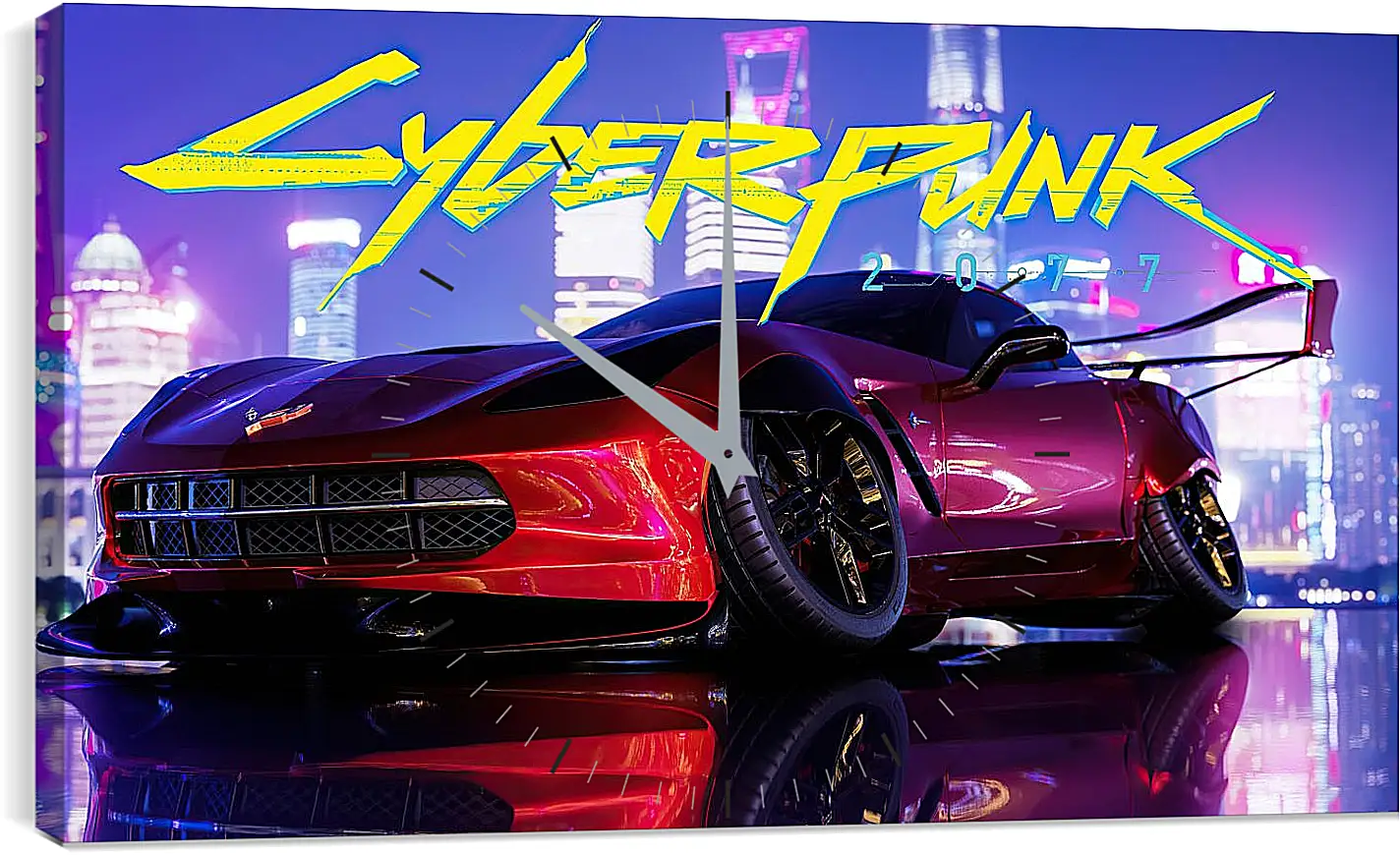 Часы картина - Cyberpunk 2077